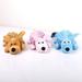 Shulemin Dog Plush Toy Bite Resistant Teeth Grinding Safe Animal Shape Dog Squeaky Toy for Indoor