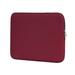 Laptop Sleeve Case 11-15.6Inch Lightweight Notebook Computer Pocket Case/Tablet Briefcase Carrying Bag Compatible Asus/Dell/Fujitsu/HP/Sony/Toshiba/Acer/Fujitsu Red Wine For 11