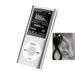 Mp3 Player Music Player with 128MB-8GB Memory Portable Digital Music Player/Video/Voice Record/FM Radio/E-Book Reader/Photo Viewer/Digital LCD Screen/Multi Language - Silver