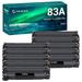 83A Toner Cartridge Compatible for HP CF283A 83A Laserjet Pro MFP M127fw M127fn M125nw M201dw M201n M225dw M125a Series Printer Ink Black 10-Pack