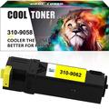 Cool Toner 1-Pack Compatible Toner for Dell 310-9058 Compatible with Dell Color Laser Printer1320 1320C 1320CN Replacement Printer Ink Yellow