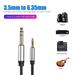 3.28FT 3.5mm To 6.35mm Audio Adapter Auxiliary Cable For Cellphone Computer Amplifier Speakers 3.5 Jack To 6.5 Jack Male Audio Cable