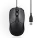 Perixx Perimice-209 3 Button USB Wired Computer Mouse - Optical - 1000 DPI - 5.9 Ft Cable - Compatible with Windows and PC - Black