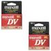 Maxel DVC60 Mini DV Tape 2 Pack