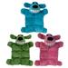 Multipet Mini Loofa Squeaker Mat Dog Toy Assorted Colors Size: 6