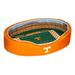 Orange/White Tennessee Volunteers 23 x 19 x 7 Small Stadium Oval Dog Bed