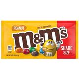 M&M s Peanut Milk Chocolate Candy Share Size (Packaging May Vary)3.27oz Pack of 2