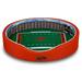 Orange/Black Oklahoma State Cowboys 8 x 25 x 38 Large Stadium Oval Dog Bed