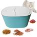 DENEST Pet Treat Food Storage Container Food Airtight Bucket w/Double Seal Ring Cover