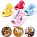 Cheers.US 4Pcs Rubber Sole Mesh Cotton Breathable Anti-Skid Pet Shoes Dog Puppy Sandals for Your Pet Puppy Small Medium Large Dogs