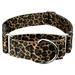 Country Brook PetzÂ® 1 1/2 inch Leopard Print Martingale Dog Collar Extra Large