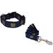 Brand New ND Irish Small Pet Dog Collar(1 Inch Wide 8-14 Inch Long) and Small Leash(5/8 Inch Wide 6 Feet Long) Bundle Official Notre/Dame Logo/ Navy Color