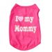 Cat Pet Dog Vests Puppy Vest Clothes Cute I Love Mommy/Daddy T-Shirt Size S-XXL