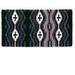 Mayatex Las Cruces Wool Saddle Blanket- Purple/Ash/Black