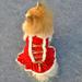 Pet Dog Cat Pet Xmas Holiday Christmas Mrs Claus and Santa Claus Winter Dress