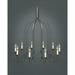 Northeast Lantern 36 Inch 10 Light Chandelier - 939-AB-LT10