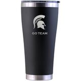 Michigan State Spartans Personalized 30oz. Laser Etched Black Tumbler