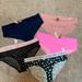 Victoria's Secret Intimates & Sleepwear | 5 Pair Victoria Secret Hipster Panties Size L #4 | Color: Black/Pink | Size: L