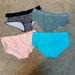 Victoria's Secret Intimates & Sleepwear | 4 Pair Victoria Secret Hipster Panties Size L #6 | Color: Blue/Gray | Size: L