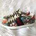 Gucci Shoes | Disney X Gucci Ace 'Huey, Dewey And Louie' Sneakers Womens Size 34.5/4.5 | Color: Brown/Green | Size: 4.5