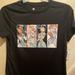 Disney Tops | Disney Princess Graphic T-Shirt Nwt Black Juniors Large 11-13 | Color: Black | Size: Lj