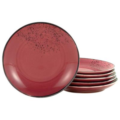 Speiseteller CREATABLE "Essteller NATURE COLLECTION", lila (beere), 27cm, Steinzeug, Speiseteller, Teller Set für 6 Personen, Ø 27 cm, Steinzeug, flache Teller Image