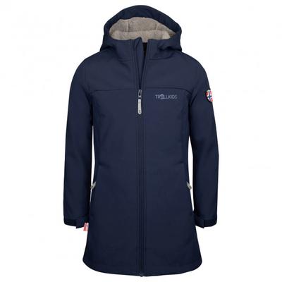 Trollkids - Girl's Kristiansand Coat - Softshelljacke Gr 116 blau