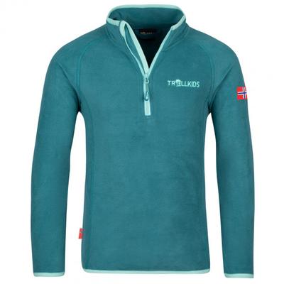 Trollkids - Kid's Nordland Half Zip - Fleecepullover Gr 152 türkis
