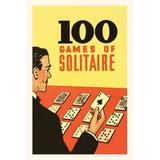 Pocket Sized - Found Image Press Journals: Vintage Journal 100 Games of Solitaire (Paperback)