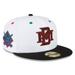 Men's New Era White/Black Milwaukee Brewers 25th Anniversary Primary Eye 59FIFTY Fitted Hat