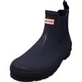 Hunter Womens Original Chelsea Gloss Winter Rain Waterproof Wellies Boots - Navy - 8