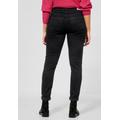 Comfort-fit-Jeans STREET ONE Gr. 26, Länge 30, schwarz (clean black) Damen Jeans