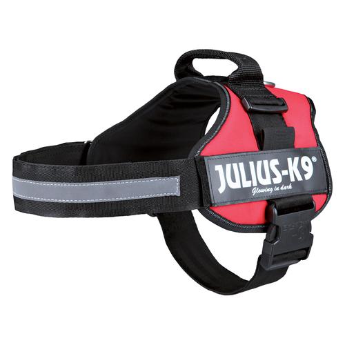 JULIUS-K9® Powergeschirr rot Größe 2: 71 - 96 cm Brustumfang Hund