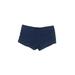 Lands' End Athletic Shorts: Blue Solid Activewear - Women's Size 6