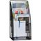 Relaxdays - Porte-revues métal porte-journaux porte-magazines 4 compartiments salle d
