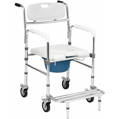 Rolling Commode Wheelchair Heigh...