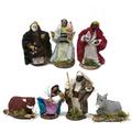 Personaggi per presepe Natività 12 Statuine in terracotta Caltagirone Pastori 12 cm 79105