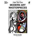 Color Your Own Modern Art Masterpieces 9780486293288 Used / Pre-owned