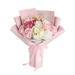 Kiplyki Wholesale Preserved Flower Pink Carnation Soap Bouquet Rose Flower Mother s Day Gift