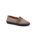Women's Ruby Casual Flat by Trotters in Grey (Size 6 1/2 M)