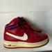 Nike Shoes | Air Force 1 High '07 'Gym Red' Sneaker | Color: Red | Size: 7