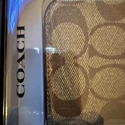 Coach Cell Phones & Accessories | Authentic Coach Phone Wallet Case New With Tags Has Card Slots | Color: Brown | Size: 9.1 Inches