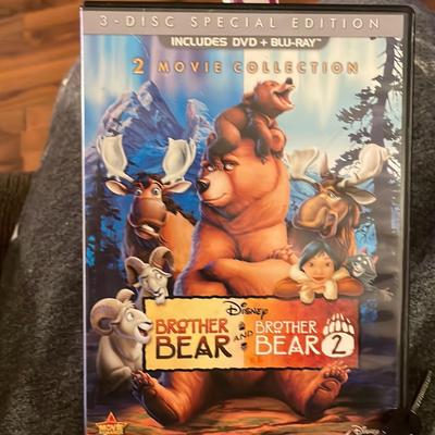 Disney Media | Disney Brother Bear & Brother Bear 2 Dvd And Blue Ray 3-Disc Set Special Edition | Color: Brown | Size: 3-Disc Set