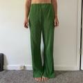 Zara Pants & Jumpsuits | Green Pleated Zara Pants | Color: Green | Size: S