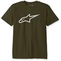 Alpinestars Herren T-Shirt Ageless Men's Logo T-Shirt Modern Fit Short Sleeve, grün, S, 1032-72030
