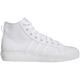 adidas Nizza Hi Adv Shoes - White/White/Bluebird - 8.0