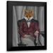 Fab Funky 12x14 Black Modern Framed Museum Art Print Titled - Fox 1920s Gentleman