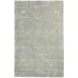 Grey Wool Rug 5 X 8 Transitional Hand Tufted European Damask Room Size Carpet