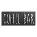 Stupell Industries Coffee Bar Casual Text Typography Kitchen Sign Graphic Art Gallery Wrapped Canvas Print Wall Art Design by Lettered and Lined