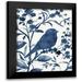 Robinson Carol 20x24 Black Modern Framed Museum Art Print Titled - Bluebird Silhouette II